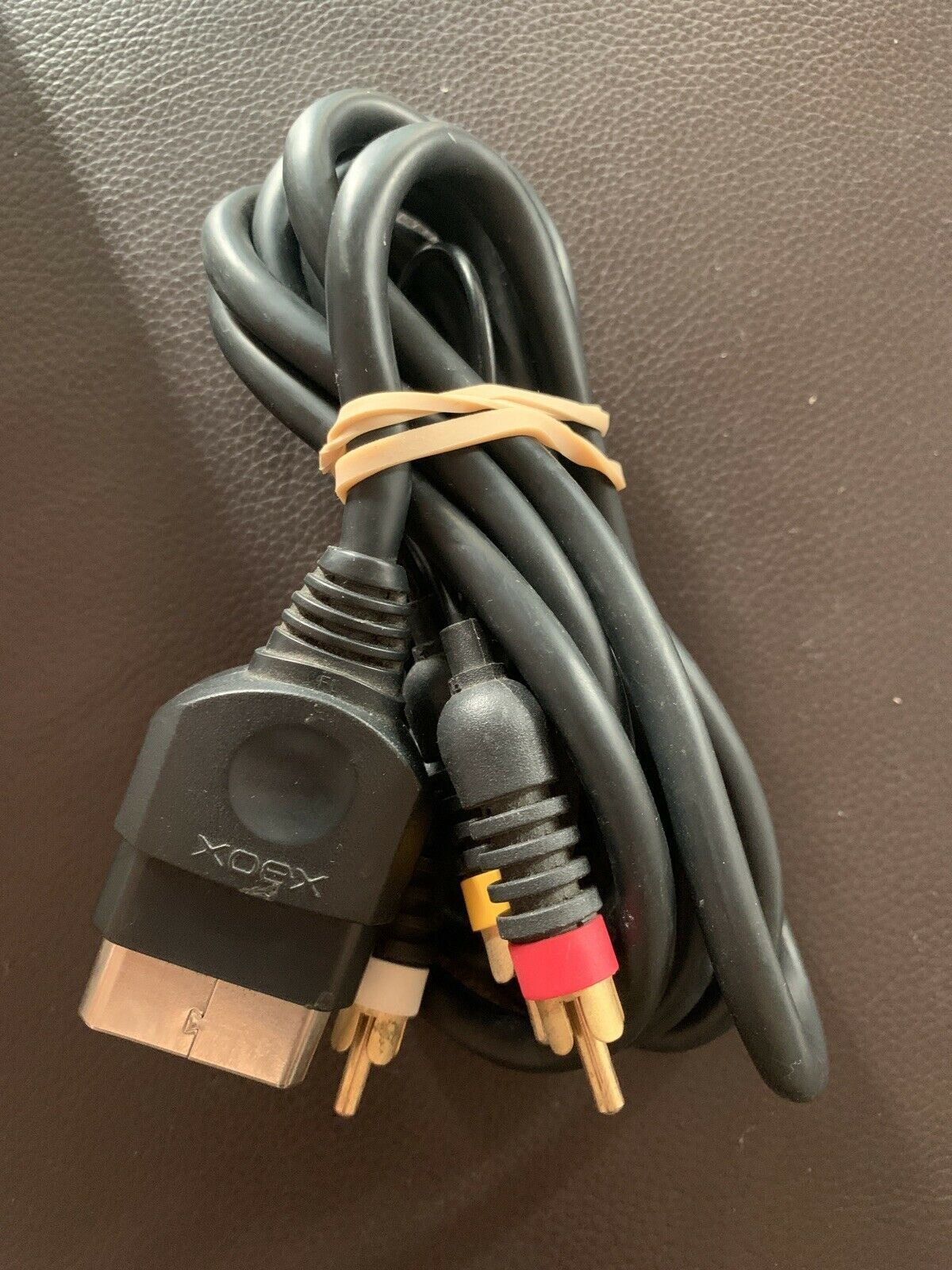 Genuine XBox Original AV Cable and Power Cord *Free Post* Aussie Seller