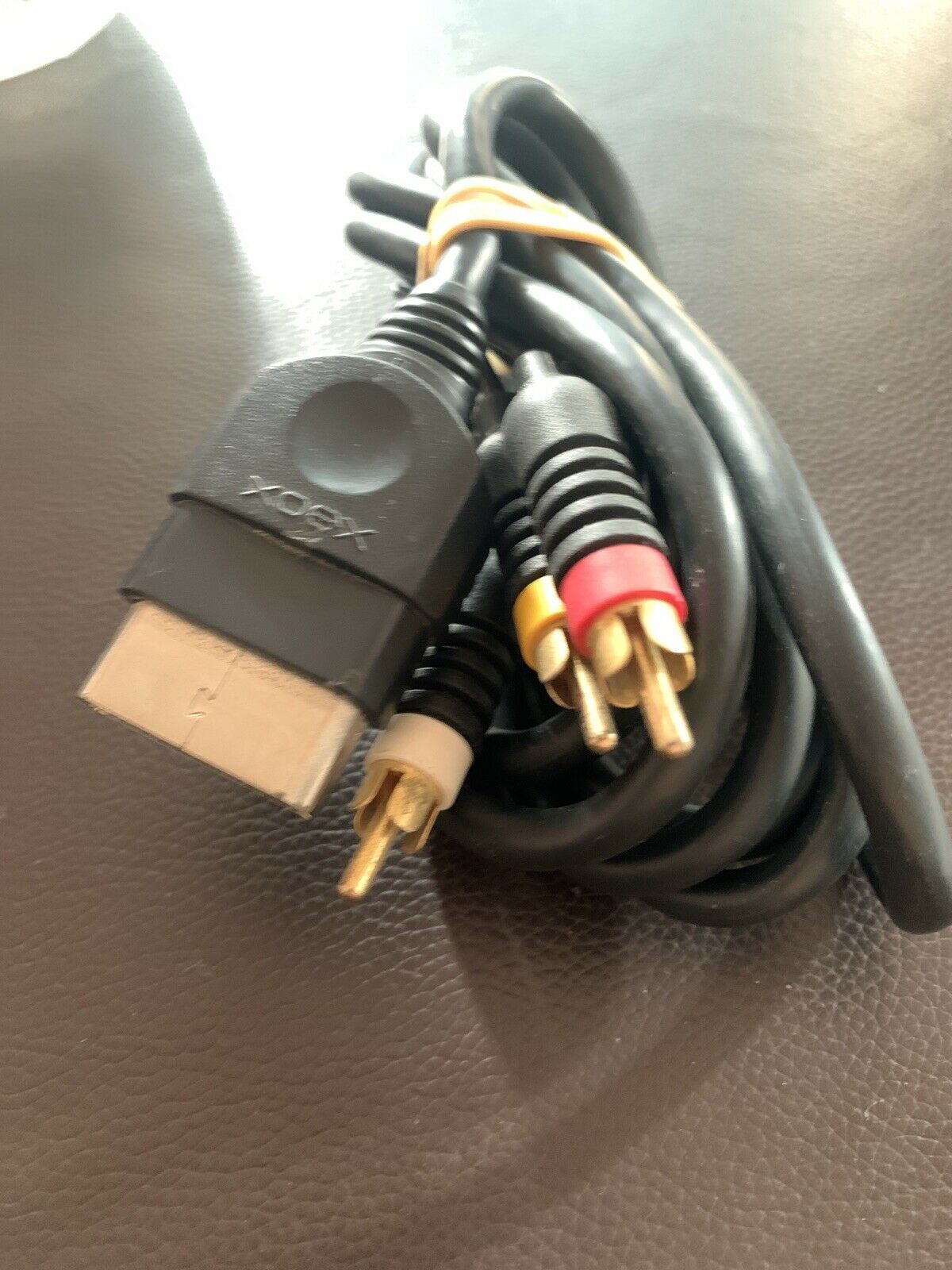 Genuine XBox Original AV Cable and Power Cord *Free Post* Aussie Seller