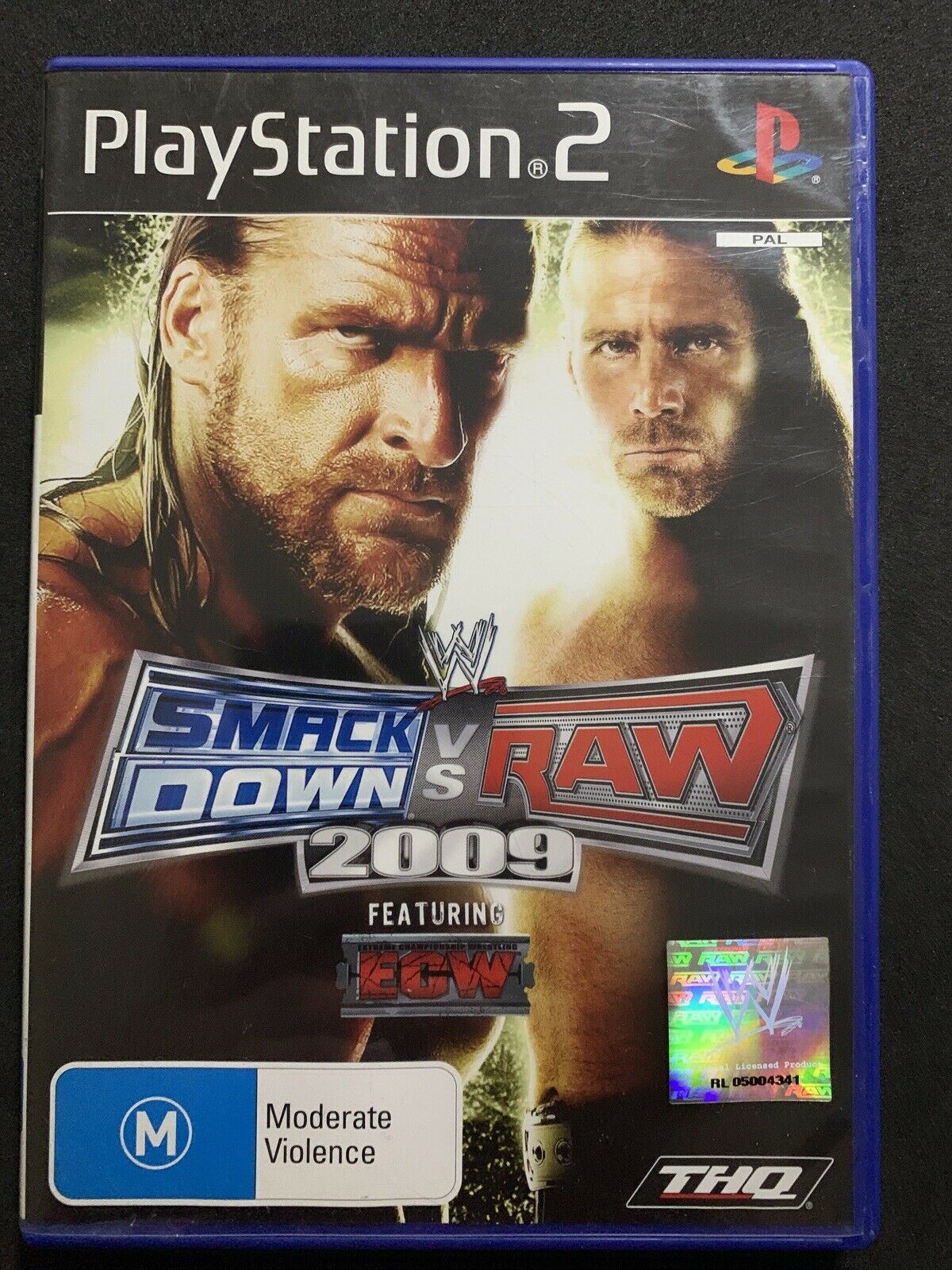 Smackdown vs Raw 2009 Playstation 2 PS2 with Manual PAL