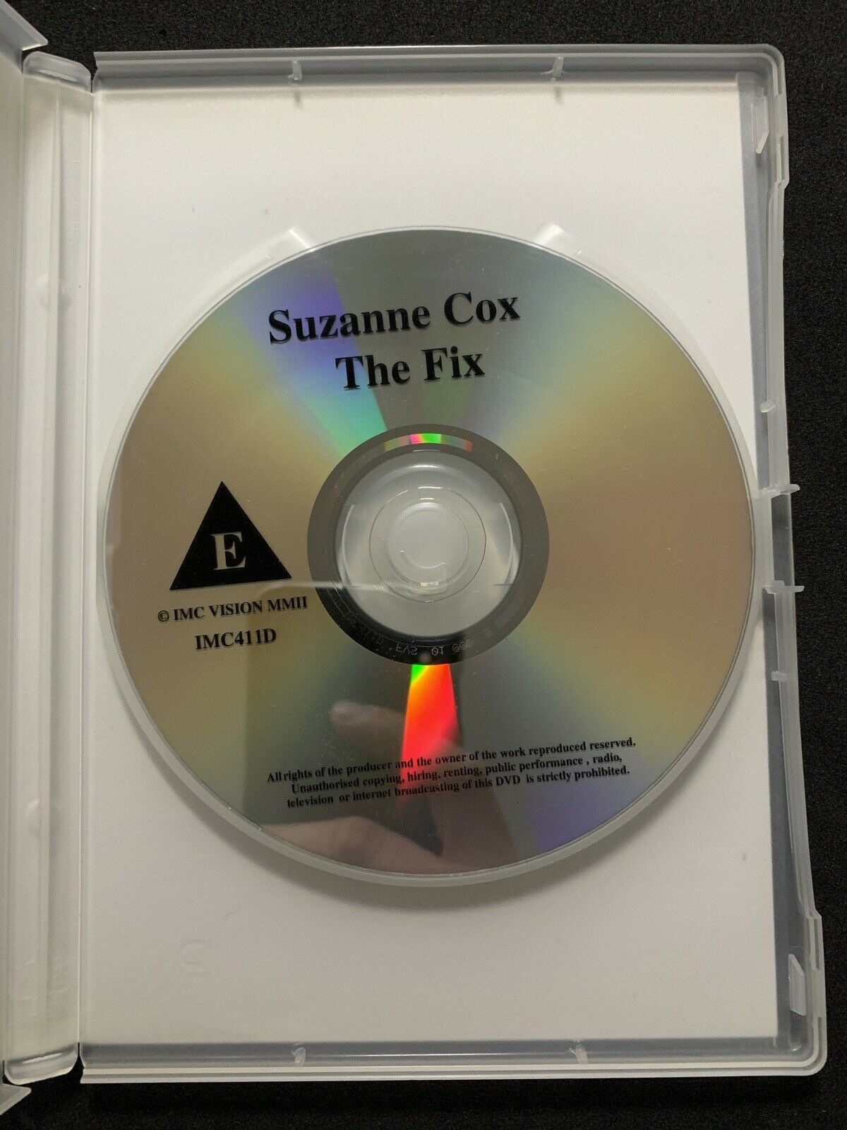 Suzanne Cox - The Fix (DVD, 2002) Region 2