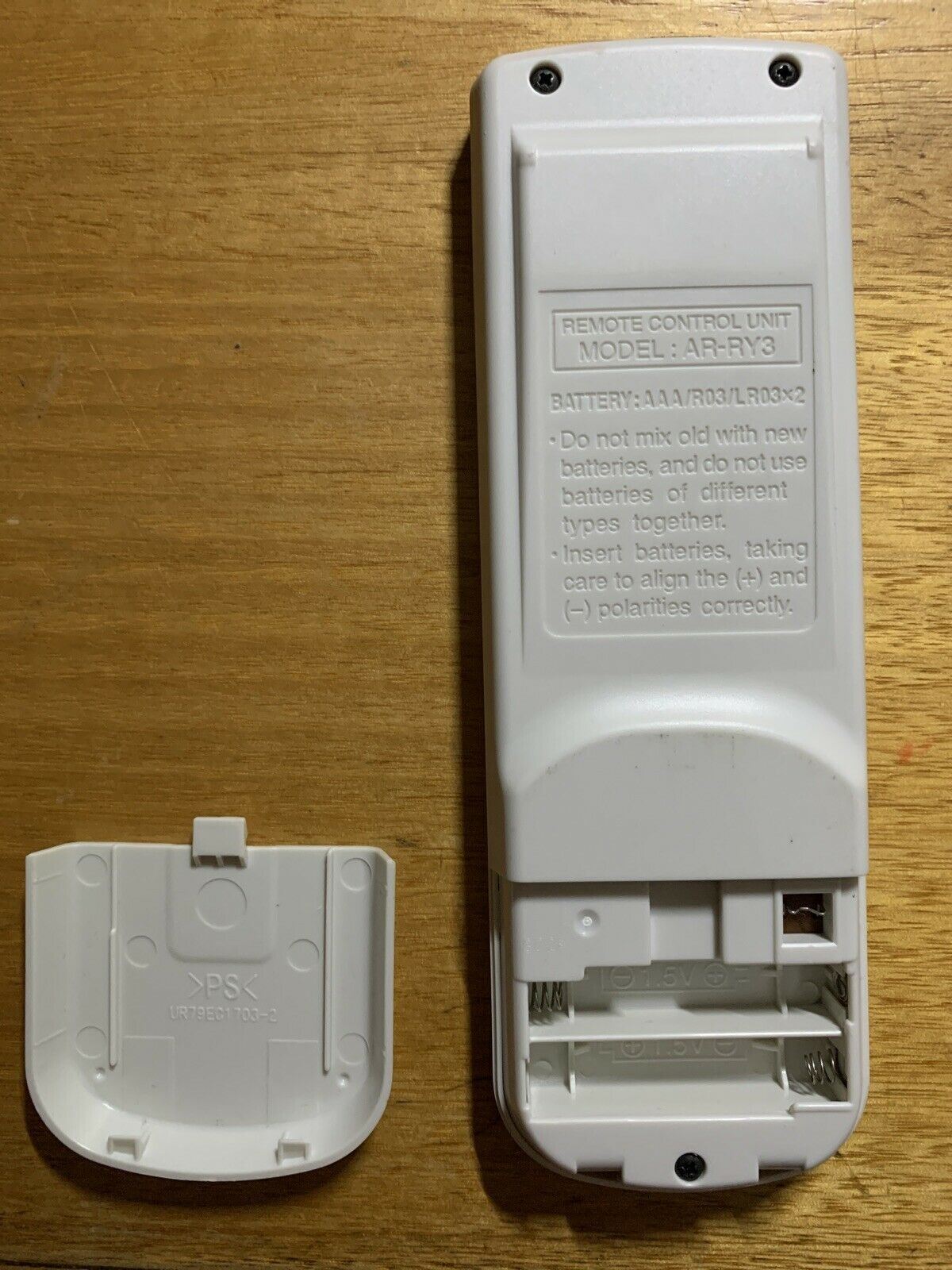 Genuine Fujitsu Air Conditioner Inverter Remote Control AR-RY3