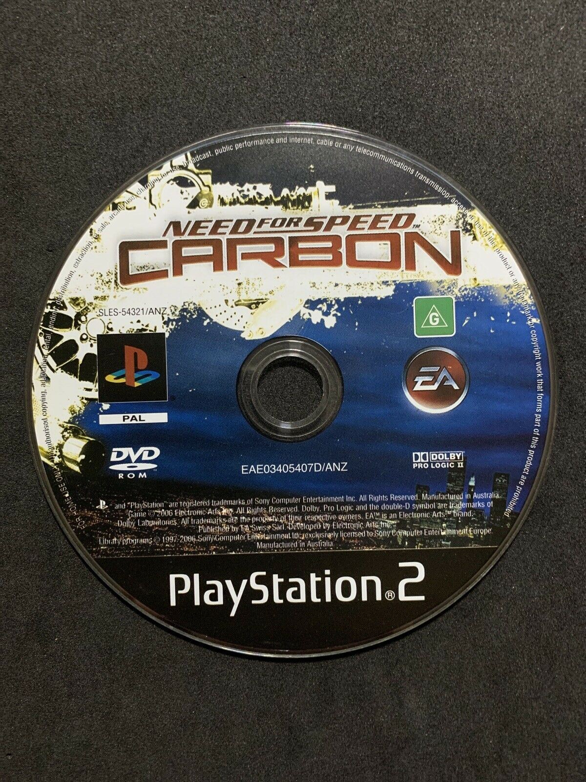 Need for Speed: Carbon - Sony PS2 PAL Game with Manual