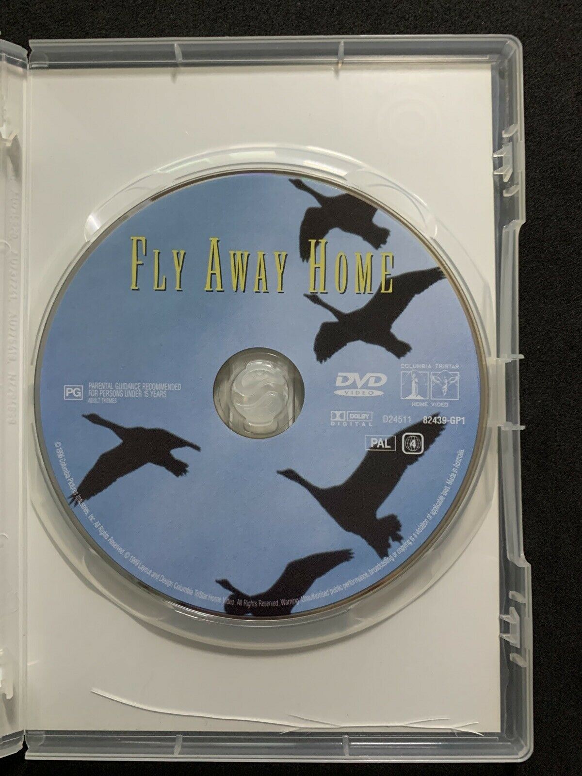 Fly Away Home (DVD, 1996) Jeff Daniels, Anna Paquin, Dana Delany - Region 4