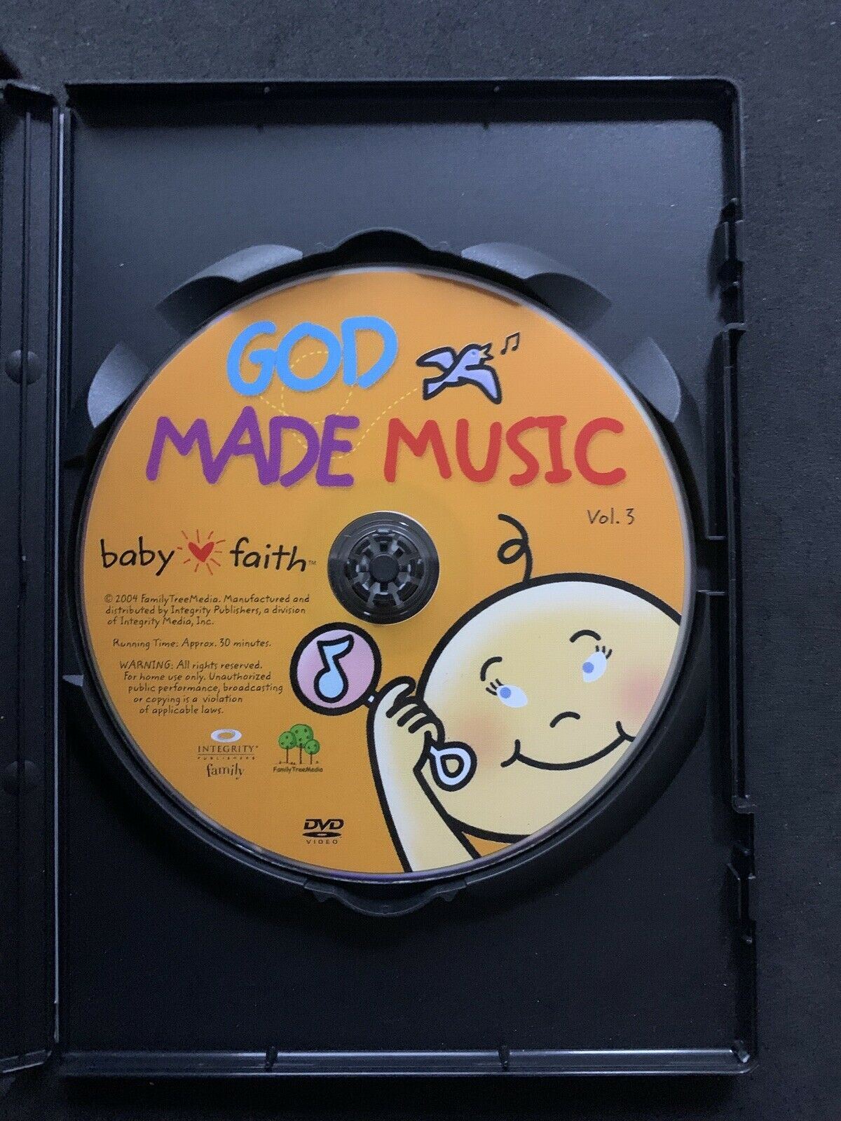 Baby Faith God Made Music 0-24 Months - Love, Learning & Faith DVD Vol.3