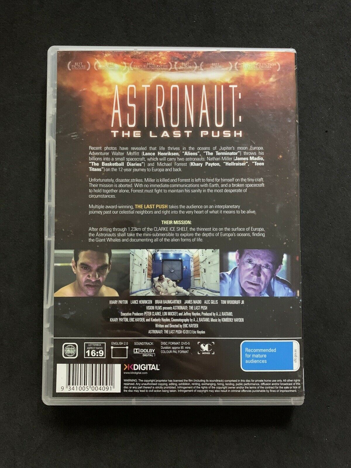 Astronaut - The Last Push (DVD, 2014) Brian Baumgartner, Khary Payton All Region