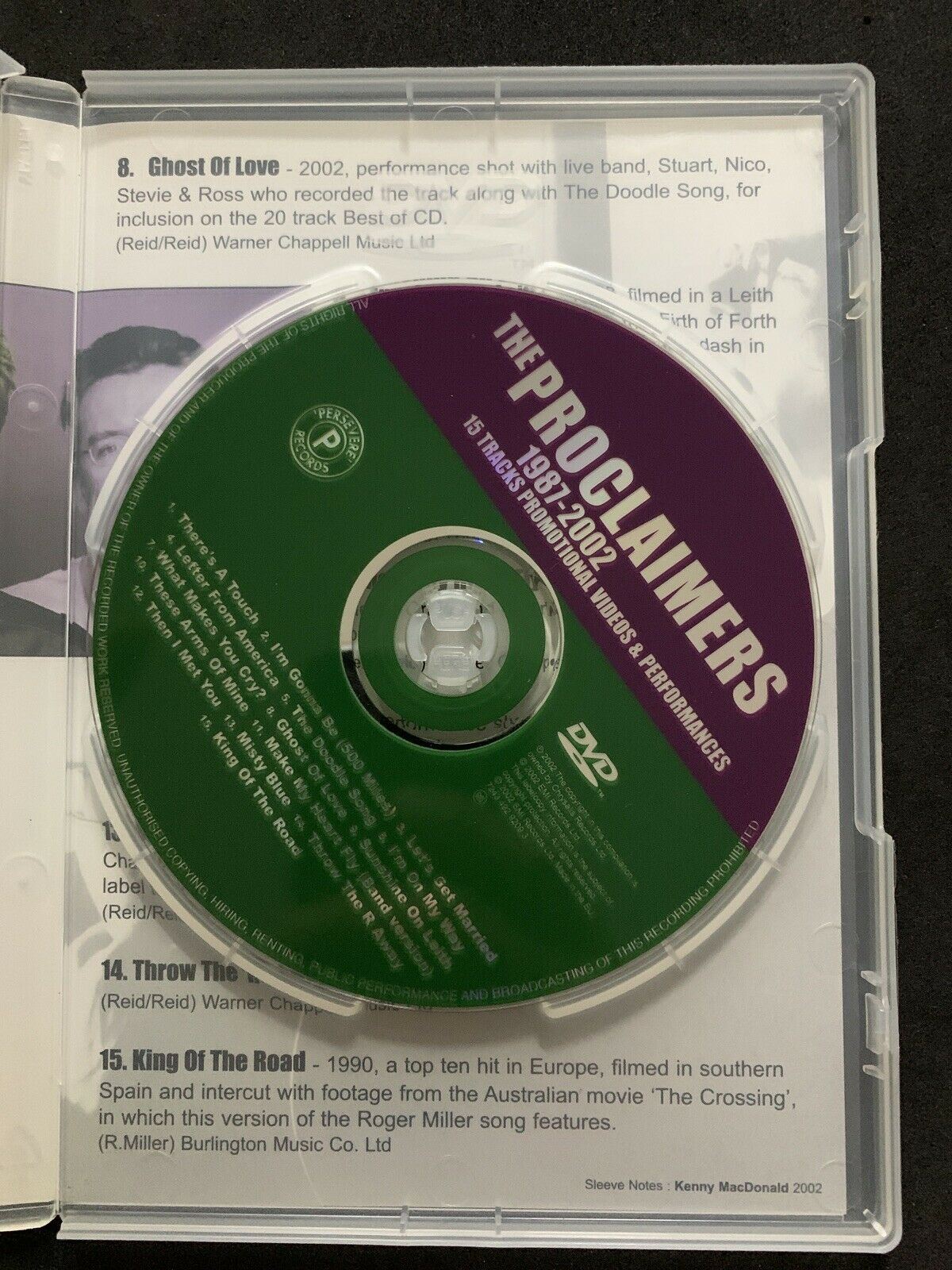 The Proclaimers - The Best Of 1987-2002 (DVD, 2002) Region Free