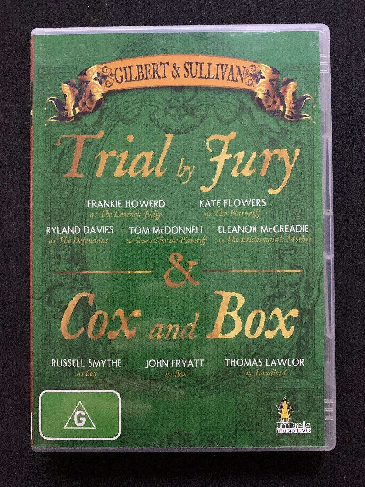 Gilbert & Sullivan - Trial By Fury & Cox and Box (DVD,1984) Frankie Howerd
