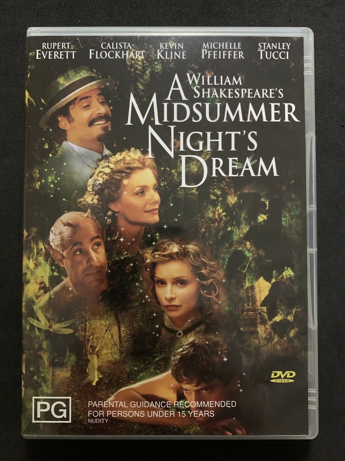 A Midsummer Night's Dream (DVD, 1998) Kevin Kline, Michelle Pfeiffer, Rupert Eve