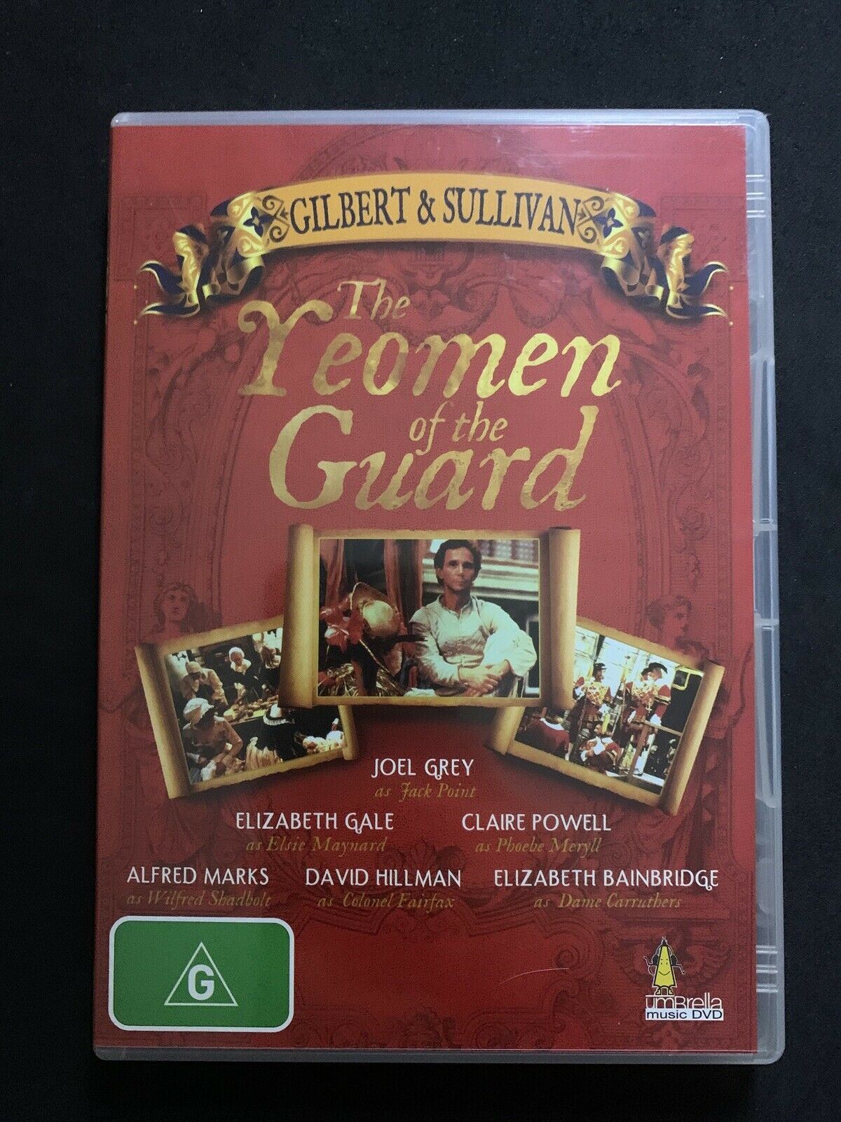 Gilbert & Sullivan THE YEOMAN OF THE GUARD opera DVD - Alfred Marks, Joel Grey,
