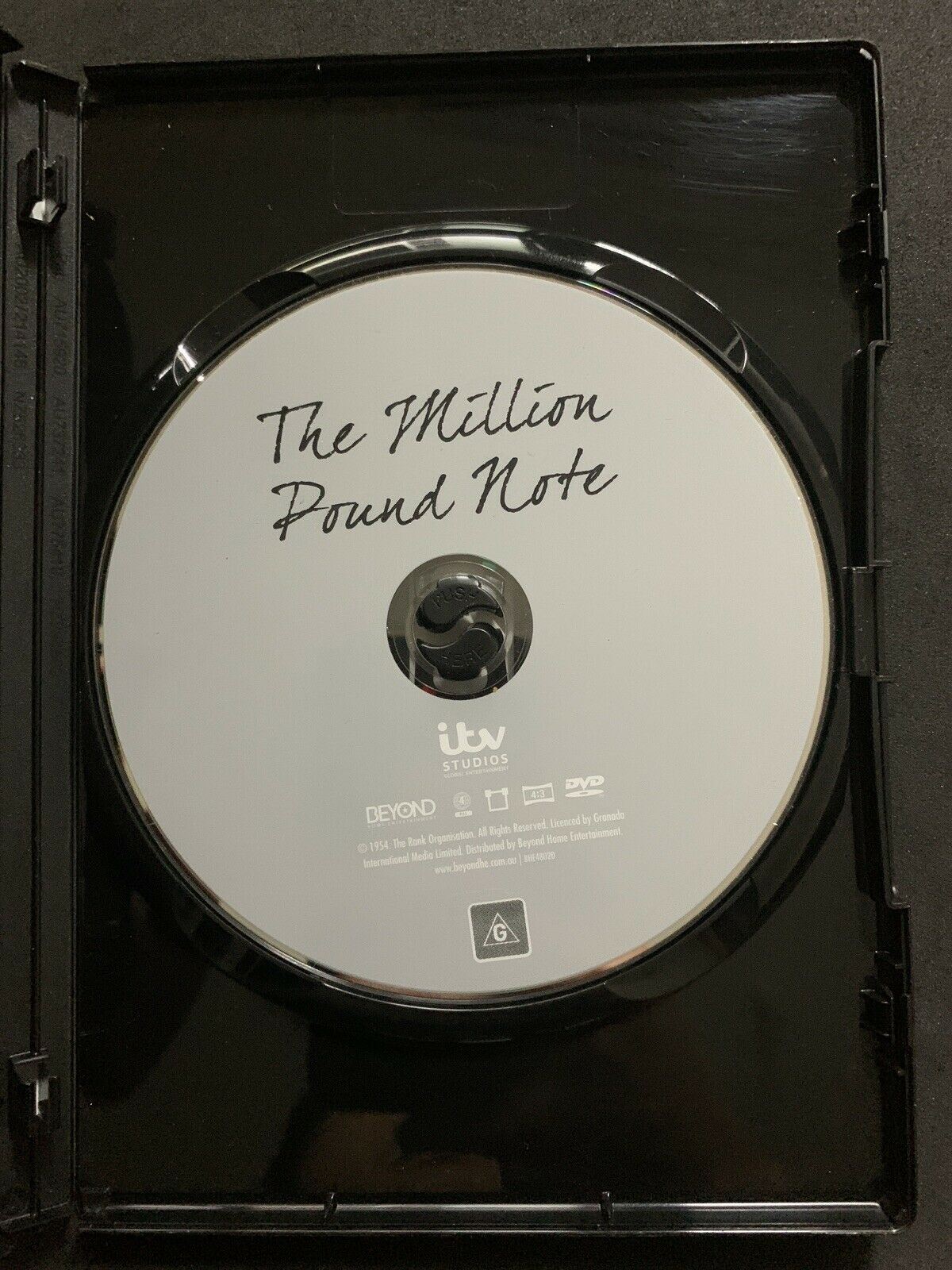 The Million Pound Note (DVD, 1954) Gregory Peck, Jane Griffiths - Region 4