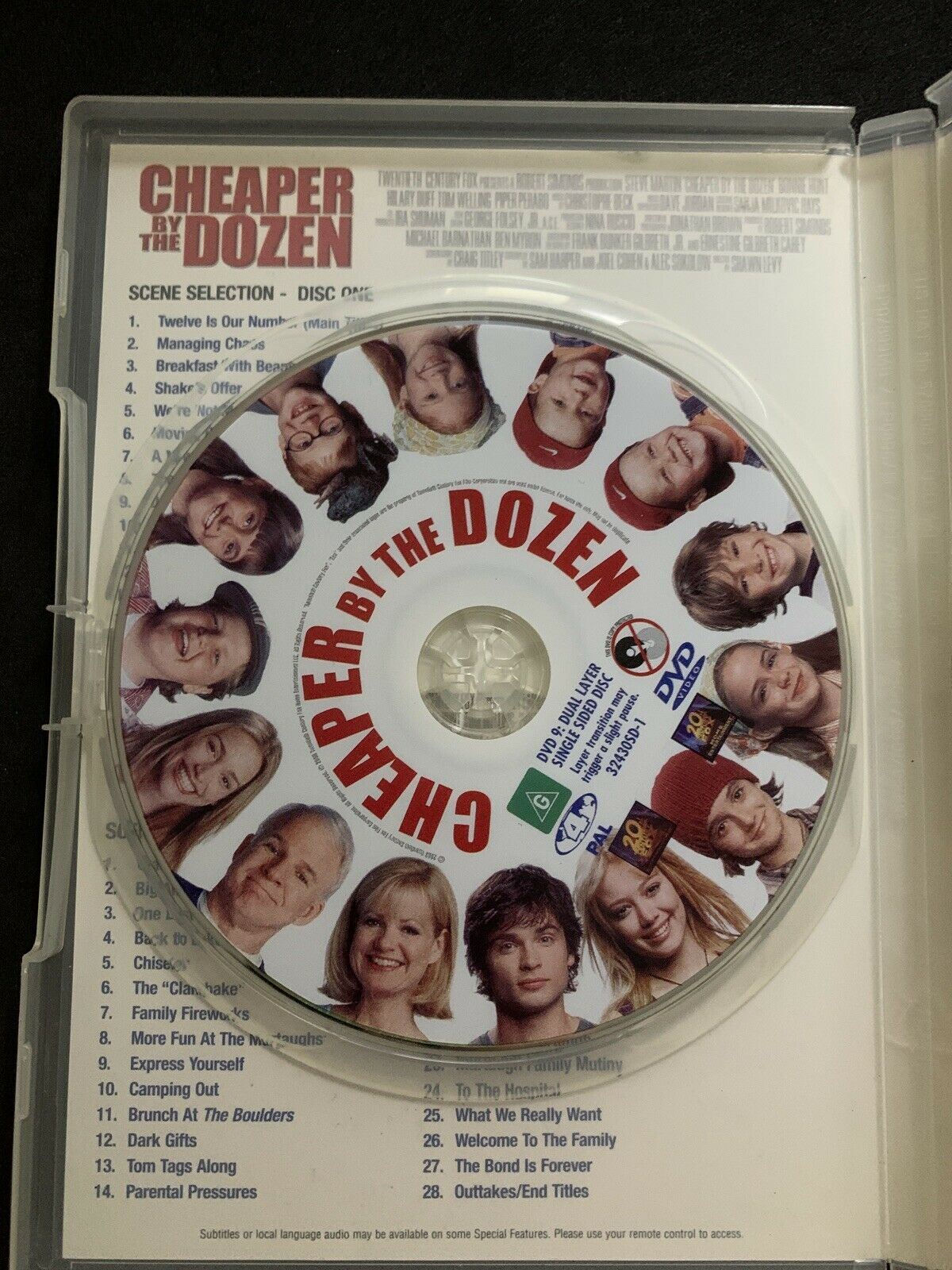 Cheaper By The Dozen 1 & 2 (DVD, 2006, 2-Disc Set) Steve Martin, Hilary Duff