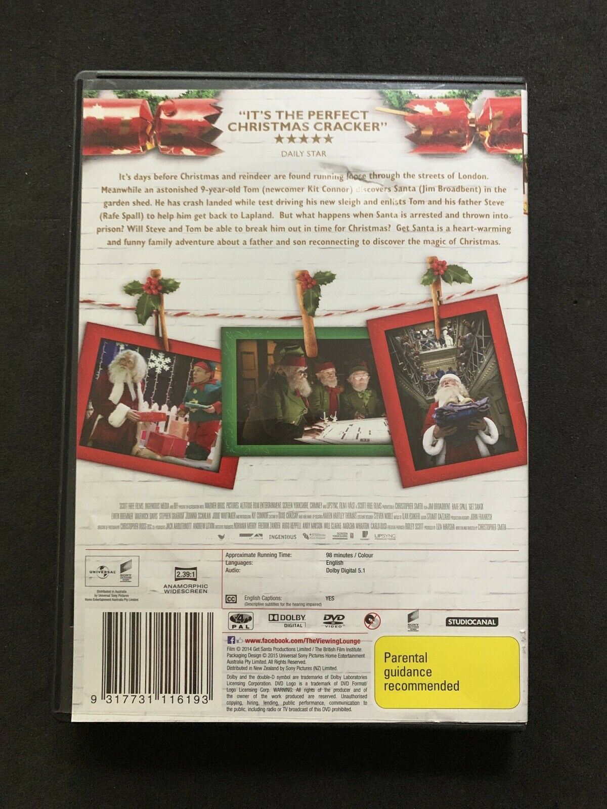 Get Santa (DVD, 2014) Jim Broadbent, Rafe Spall, Kit Connor