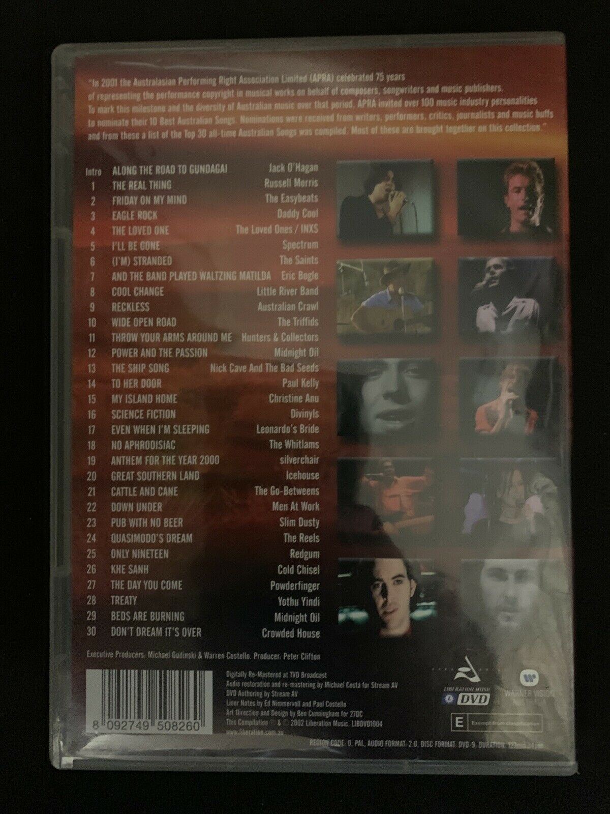 Australia's Ultimate Songs - DVD - Region All