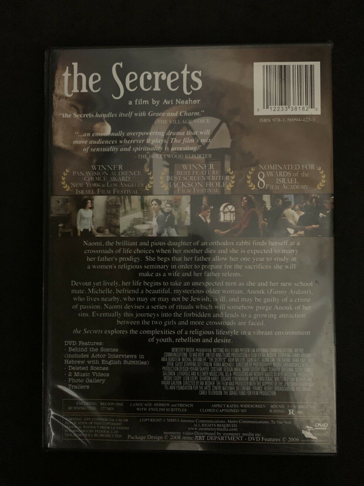 The Secrets (DVD, 2006) Region 1 - Fanny Ardant, Ania Bukstein, Michal Shtamler