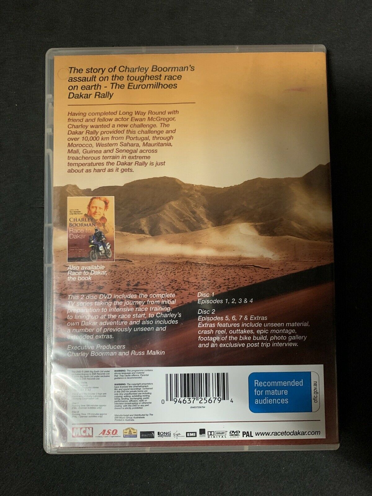 Charley Boorman - Race To Dakar (DVD, 2006)