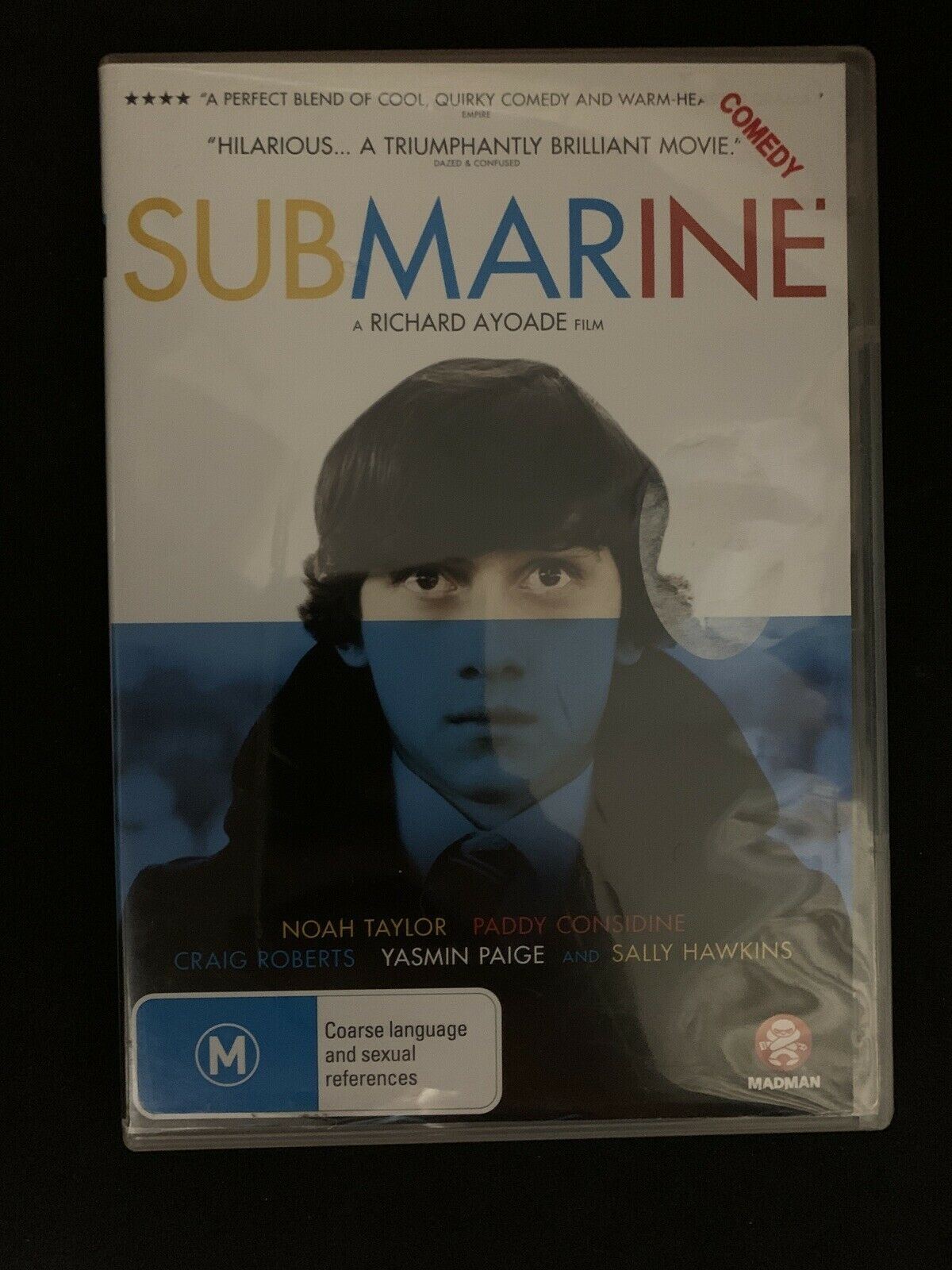 Submarine (DVD, 2010) Richard Ayoade Film. Craig Roberts, Sally Hawkins Region 4