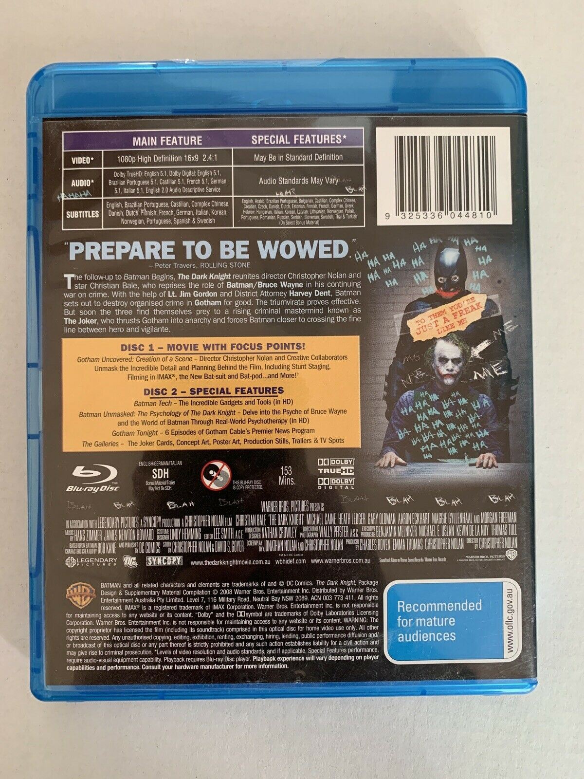 Batman Begins + The Dark Knight (Blu-ray)