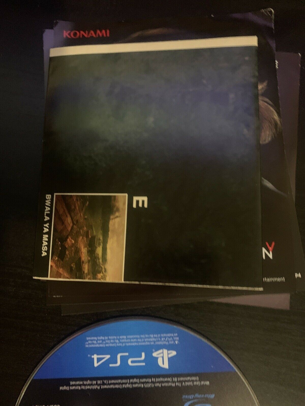 Metal Gear Solid V: The Phantom Pain - Day One Edition PS4 With Map