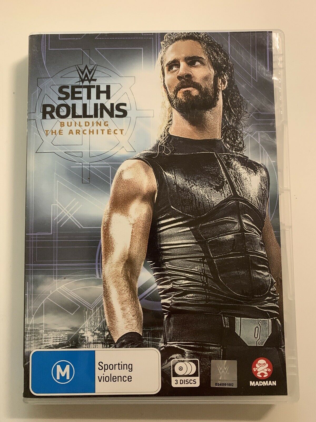 WWE - Seth Rollins - Building The Architect (DVD, 2017, 3-Disc Set) Region 4