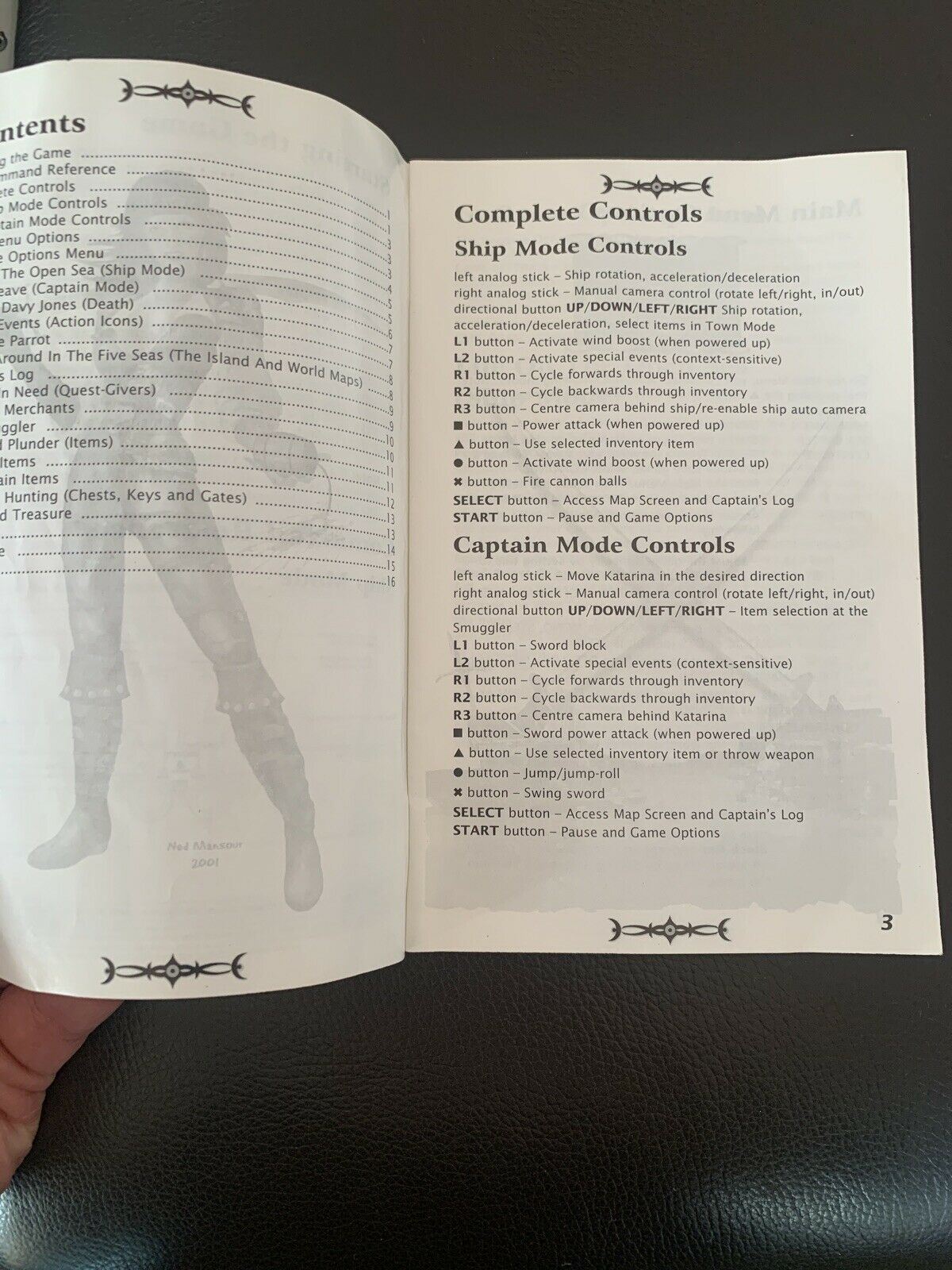 Pirates The Legend Of Black Cat PS2 with Manual