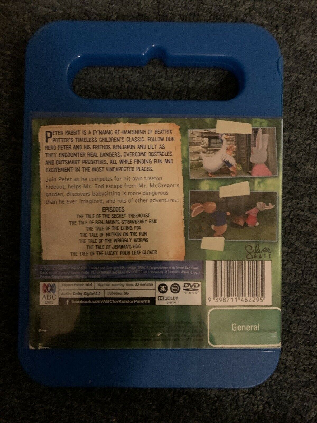 2x Peter Rabbit DVD - Hop To It + Catch Me If You Can (DVD) Region 4