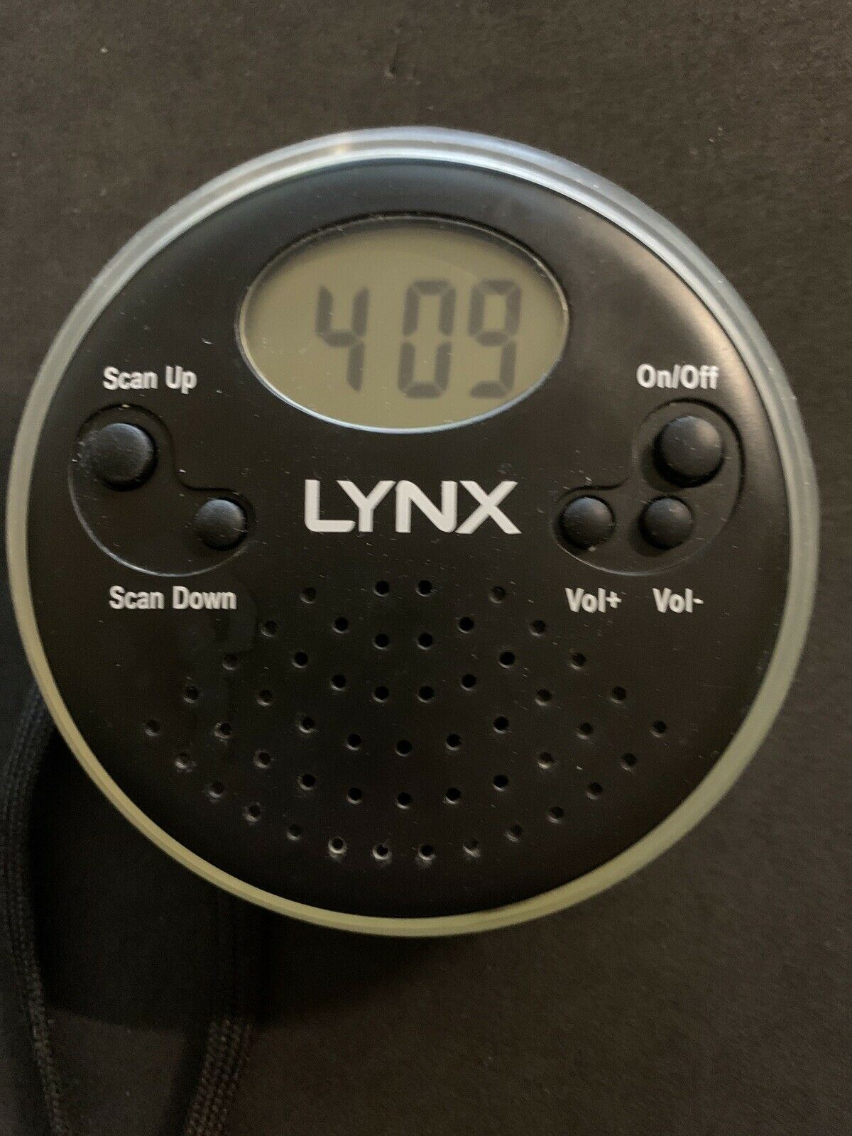 Lynx Shower Waterproof Portable FM Radio Digital Clock