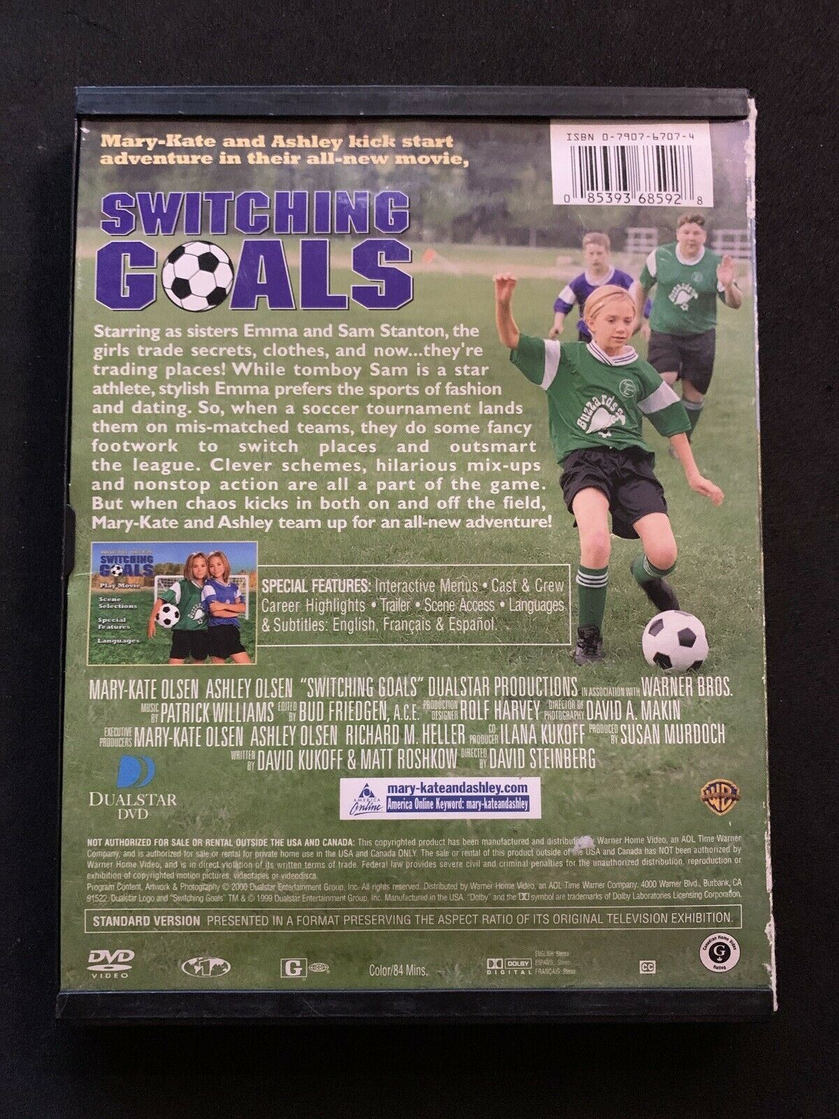 Switching Goals (DVD, 1999) Mary-Kate Olsen, Ashley Olsen - Region 1