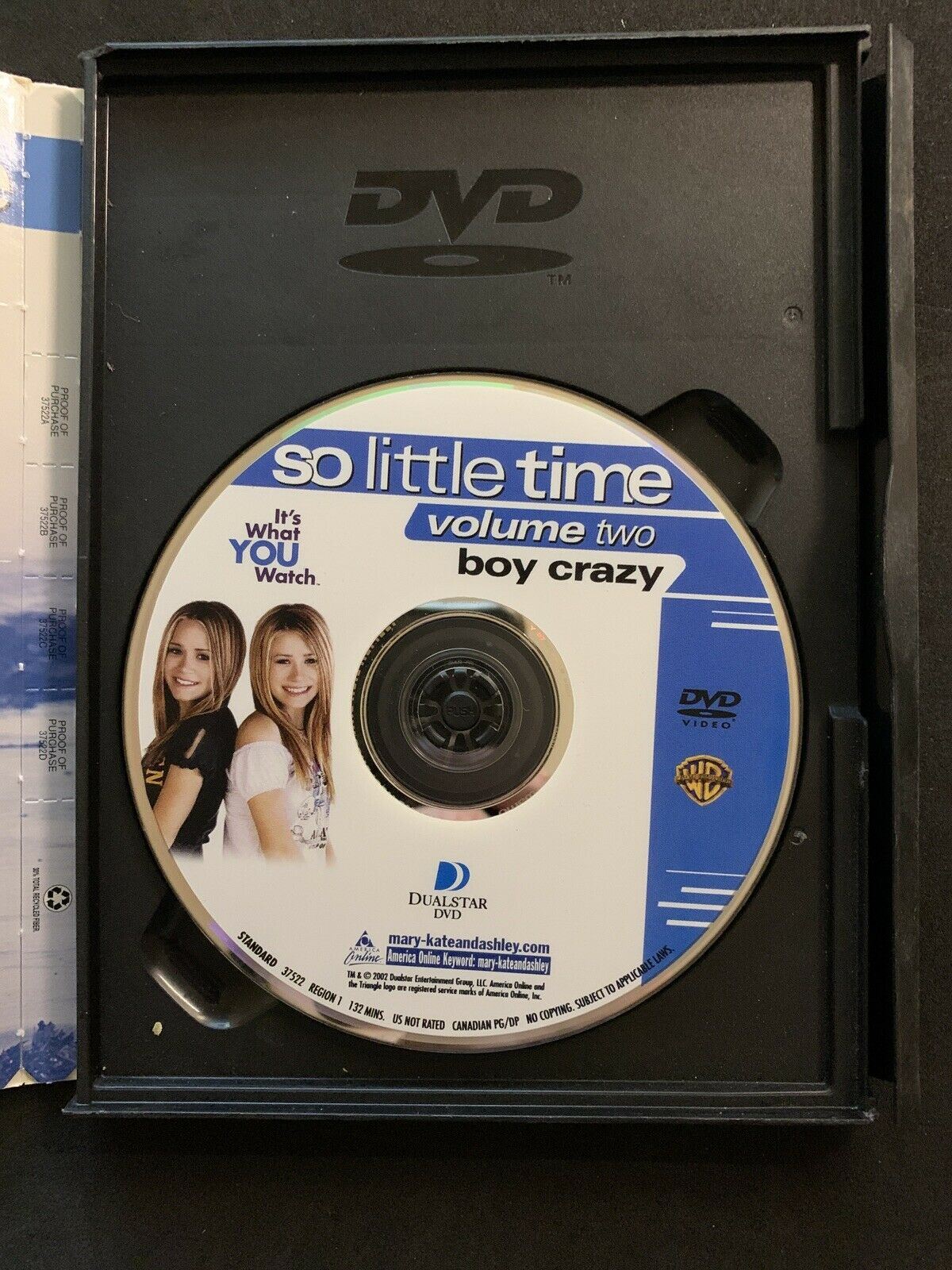 So Little Time - Boy Crazy : Vol 2 (DVD) Mary-Kate & Ashley Olsen *RARE*Region 1