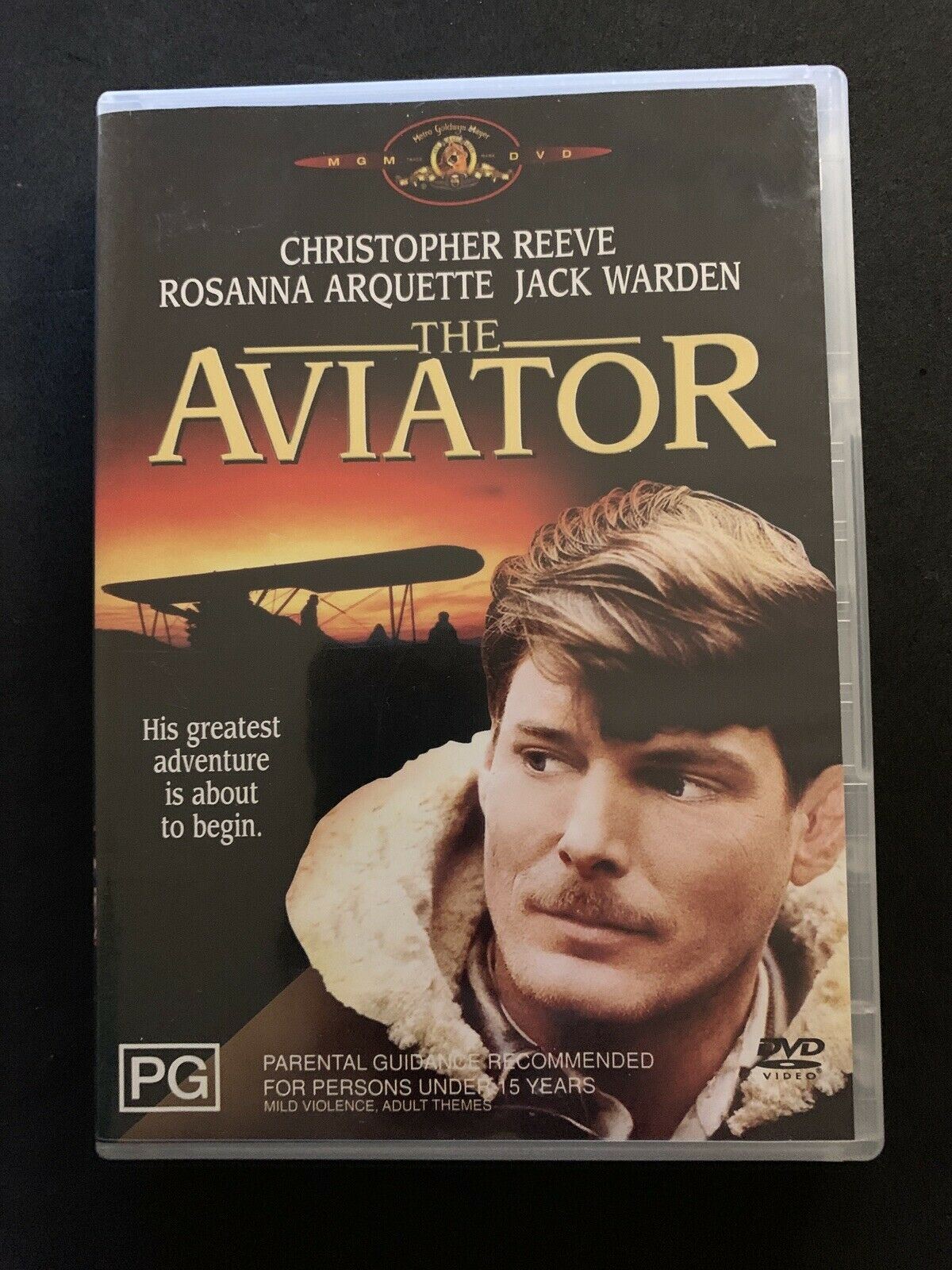 The Aviator (DVD, 1985) Christopher Reeve, Rosanna Arquette - Region 4