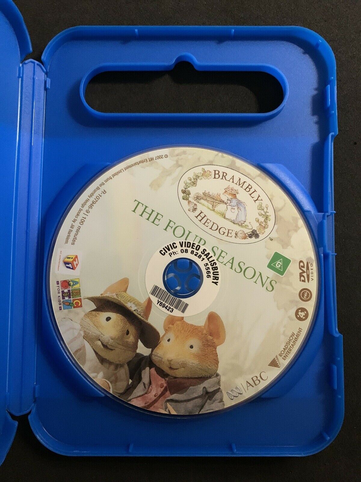 Brambly Hedge - The Four Seasons (DVD) Region 4 **RARE**
