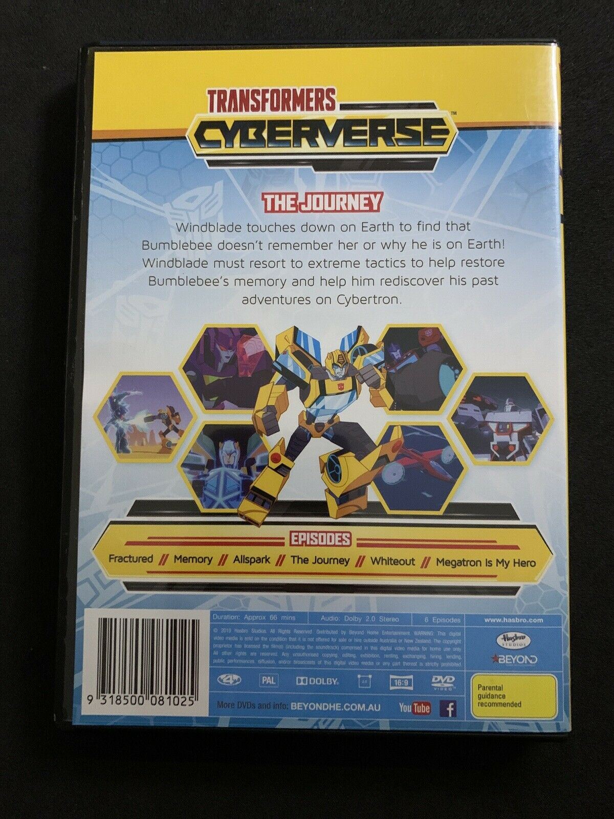 Transformers Cyberverse - The Journey - DVD Region 4