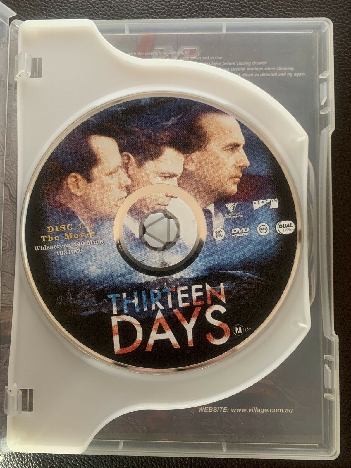 Thirteen Days (DVD, 2000) Kevin Costner, Bruce Greenwood - Region 4