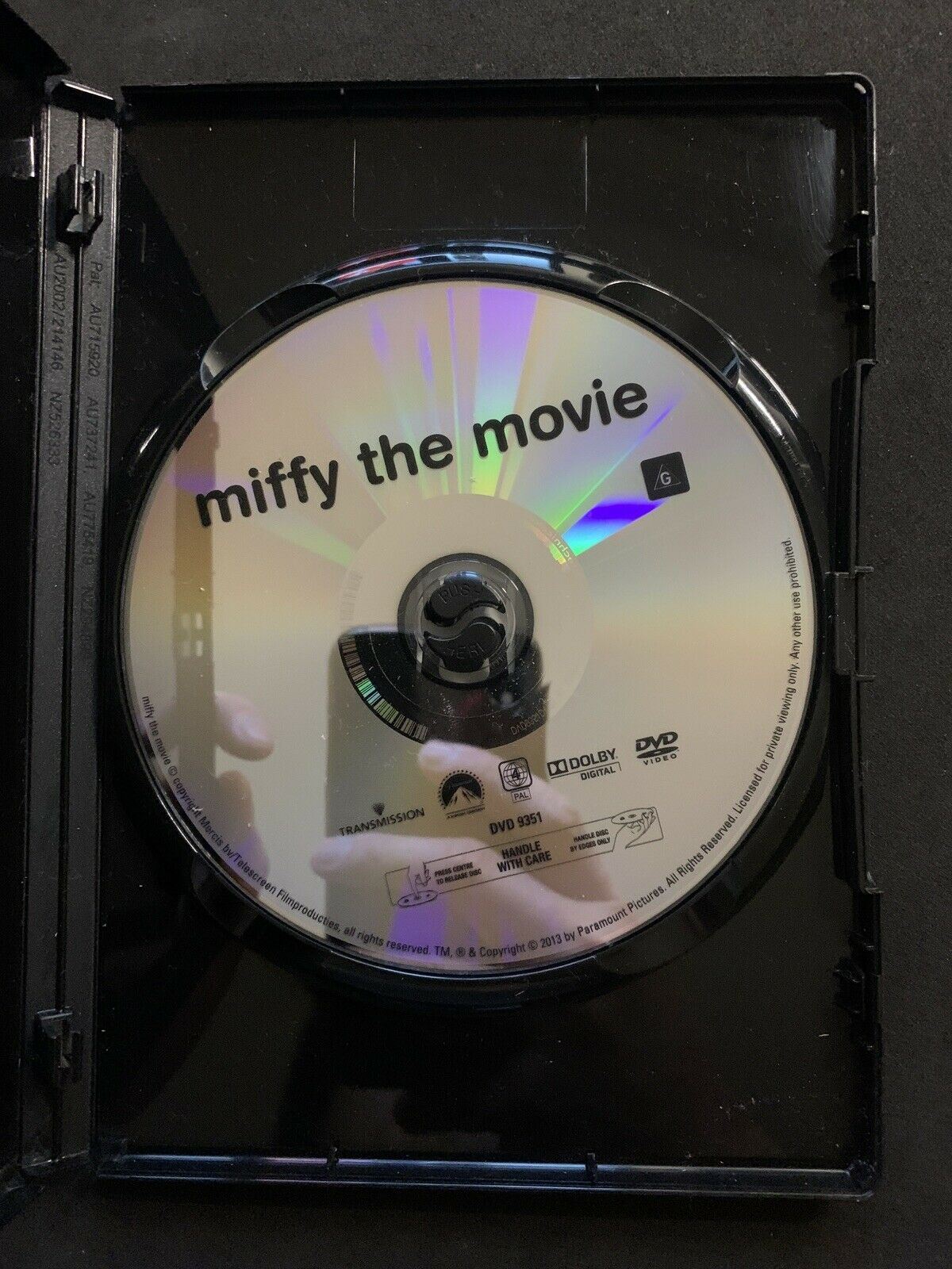 Miffy The Movie (DVD, 2013) Region 4