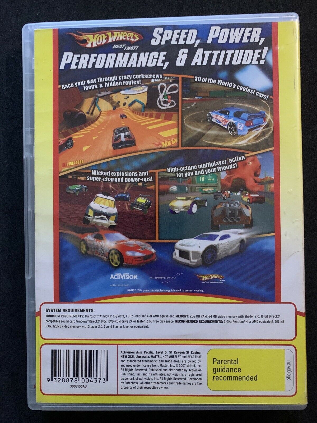 Hot Wheels - Beat That - PC DVD Windows Game