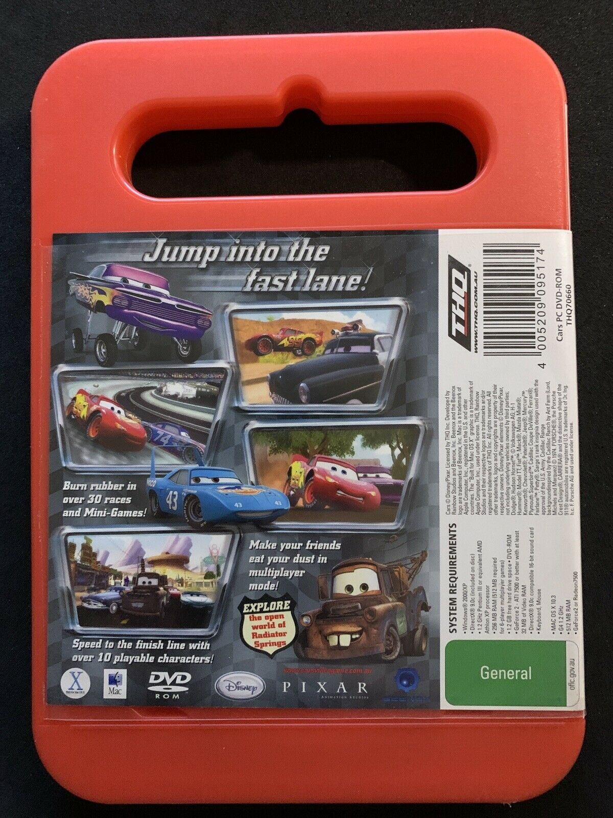 Disney's Pixar Cars - PC Windows Arcade Game - FREE POST