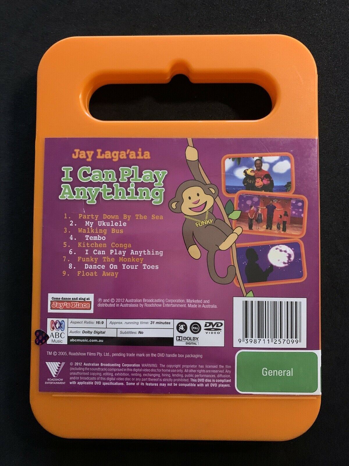 Jay Laga'aia I Can Play Anything DVD Region 4