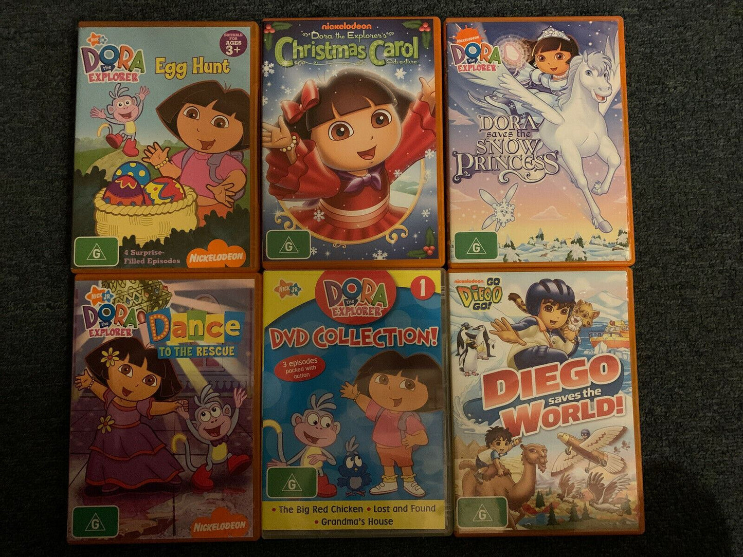 6x Dora The Explorer Collection DVD Region 4