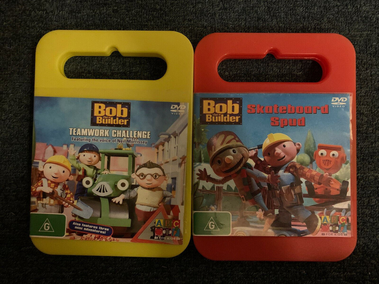 2x Bob The Builder - Teamwork Challenge + Skateboard Spud - DVD Region 4