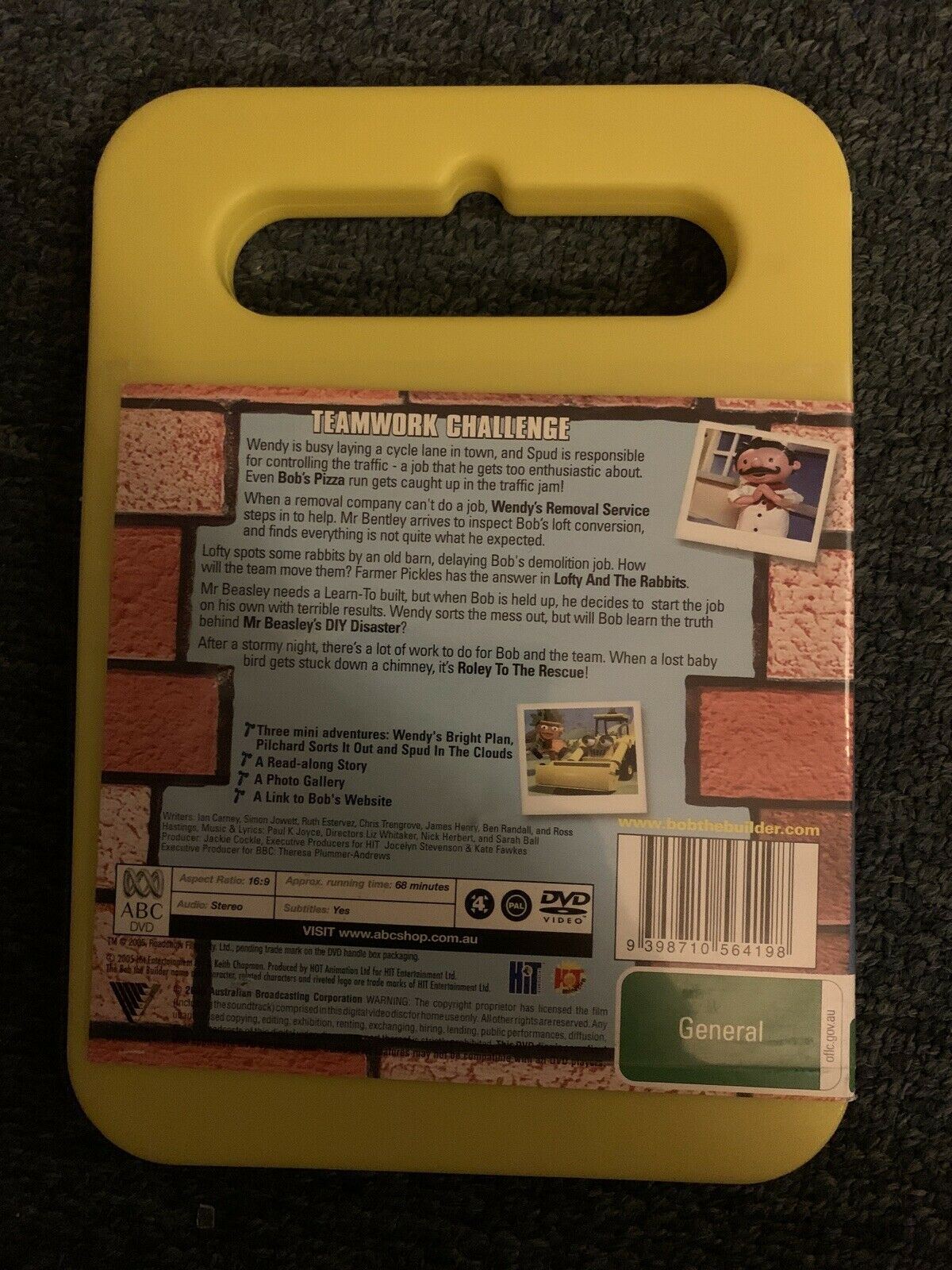 2x Bob The Builder - Teamwork Challenge + Skateboard Spud - DVD Region 4