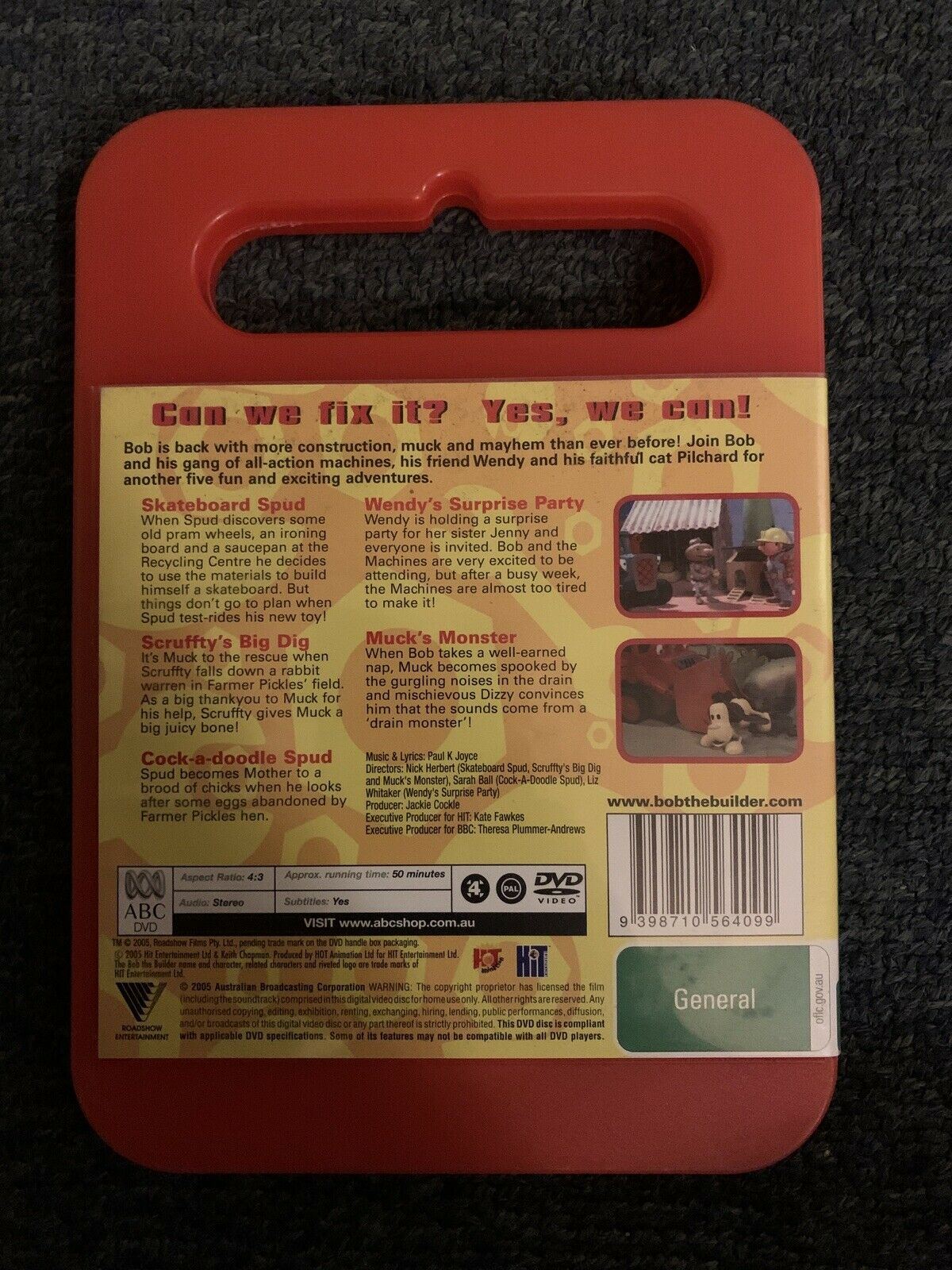 2x Bob The Builder - Teamwork Challenge + Skateboard Spud - DVD Region 4