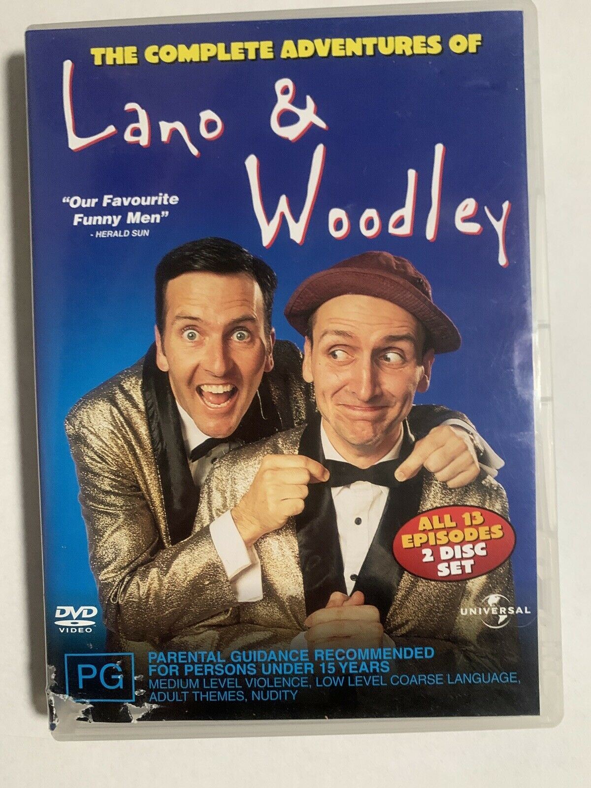 The Complete Adventures Of Lano And Woodley (DVD, 2004) Region 4