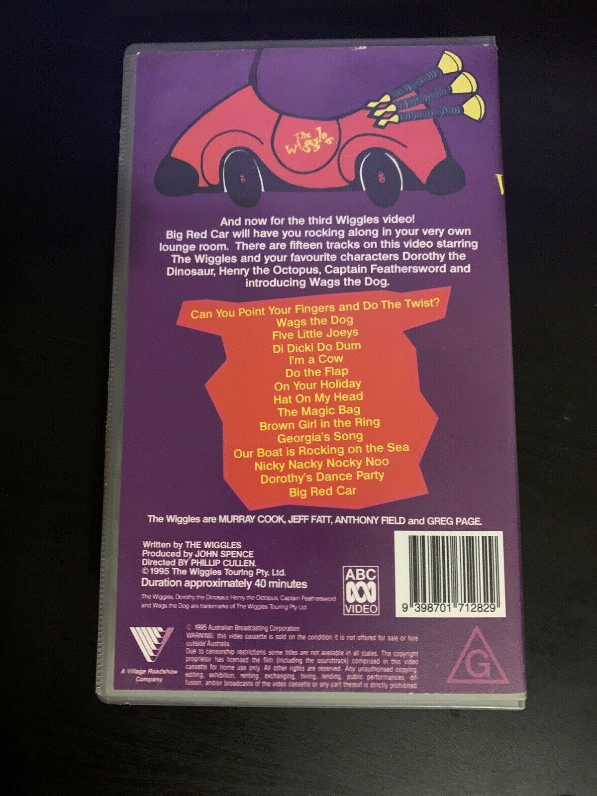 The Wiggles - Big Red Car (VHS - 1995) PAL