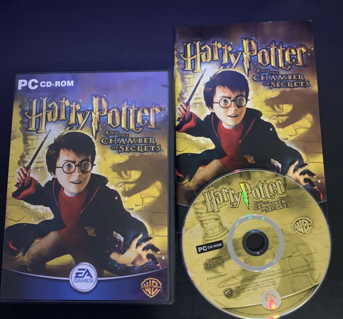 Harry Potter And The Chamber Of Secrets (PC CDROM, 2002) With Manual