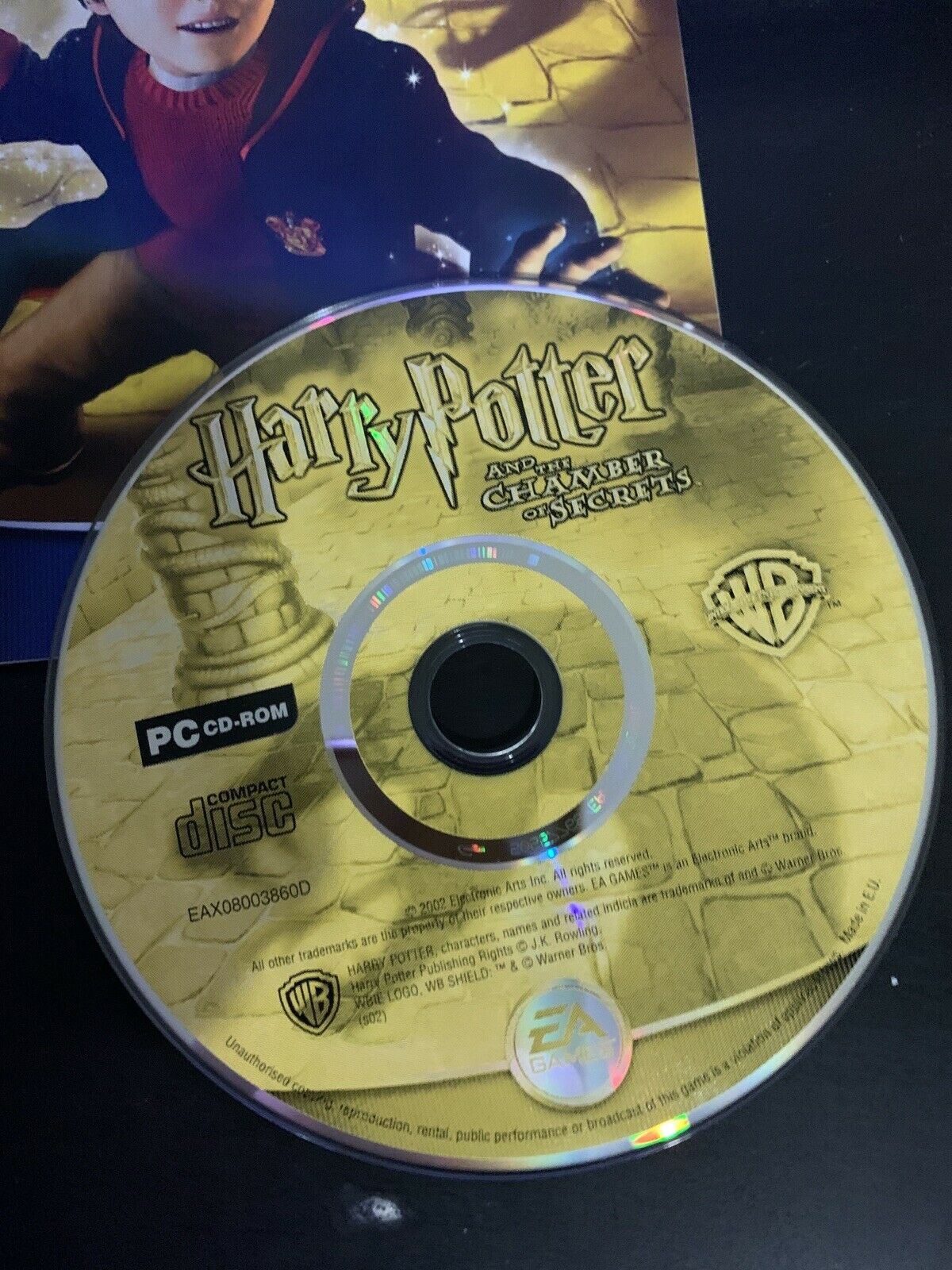 Harry Potter And The Chamber Of Secrets (PC CDROM, 2002) With Manual