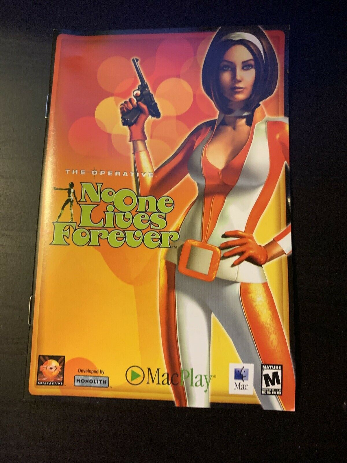 The Operative: No One Lives Forever (MAC CD-ROM, 2002) With Manual