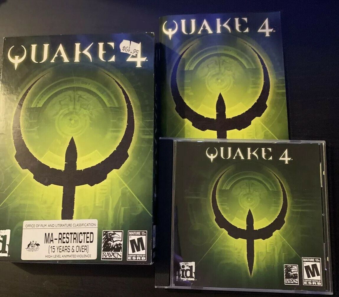 Quake 4 (MAC DVD-ROM, 2005) With Box, Manual