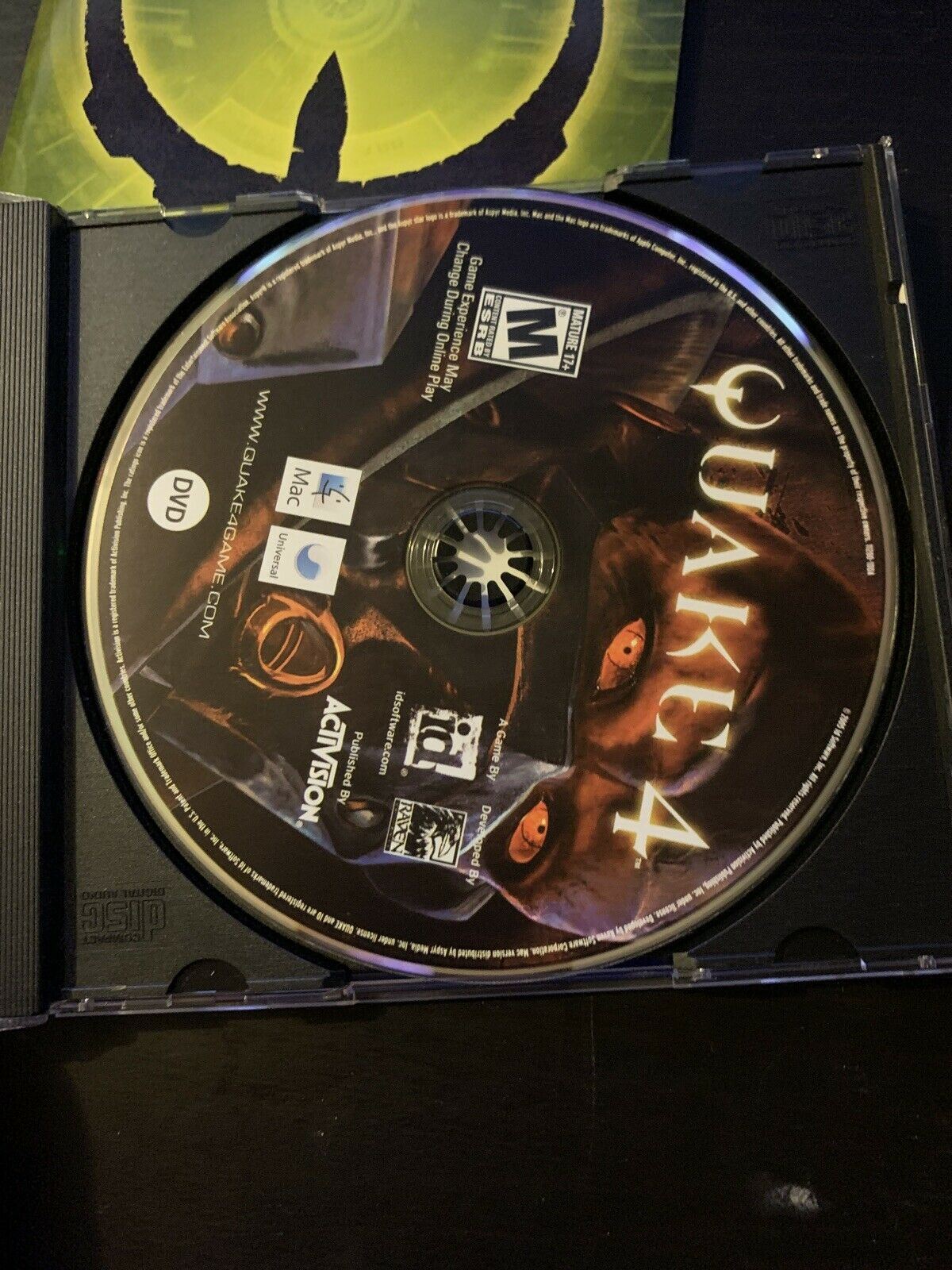 Quake 4 (MAC DVD-ROM, 2005) With Box, Manual
