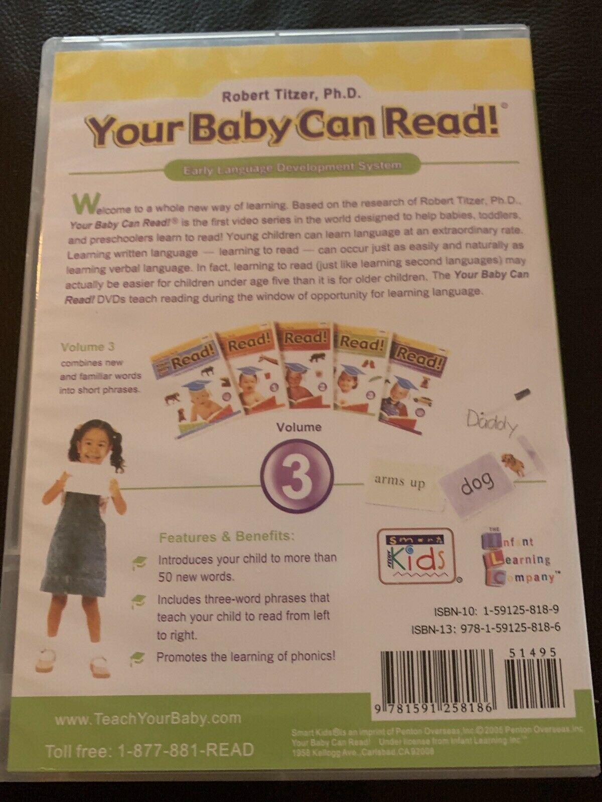 Robert Titzer - Your Baby Can Read! Early Language Development System (3-5y) DVD