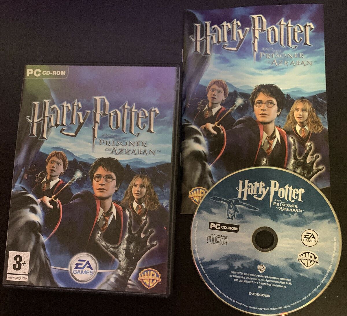 Harry Potter And The Prisoner Of Azkaban (PC Windows CDROM, 2004) With Manual