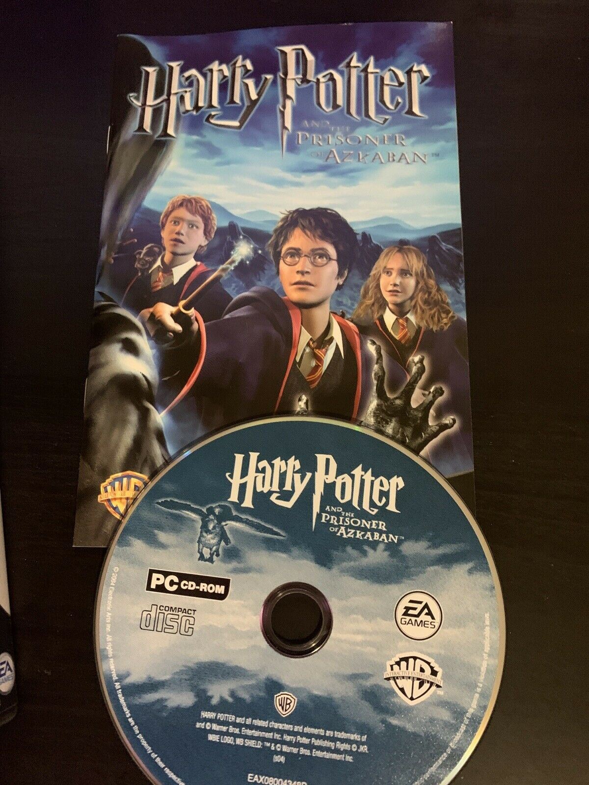 Harry Potter And The Prisoner Of Azkaban (PC Windows CDROM, 2004) With Manual